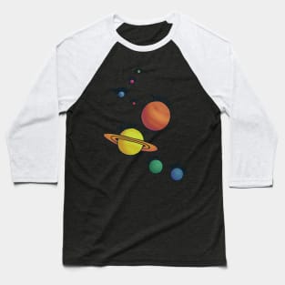 Home and the Solar system Baseball T-Shirt